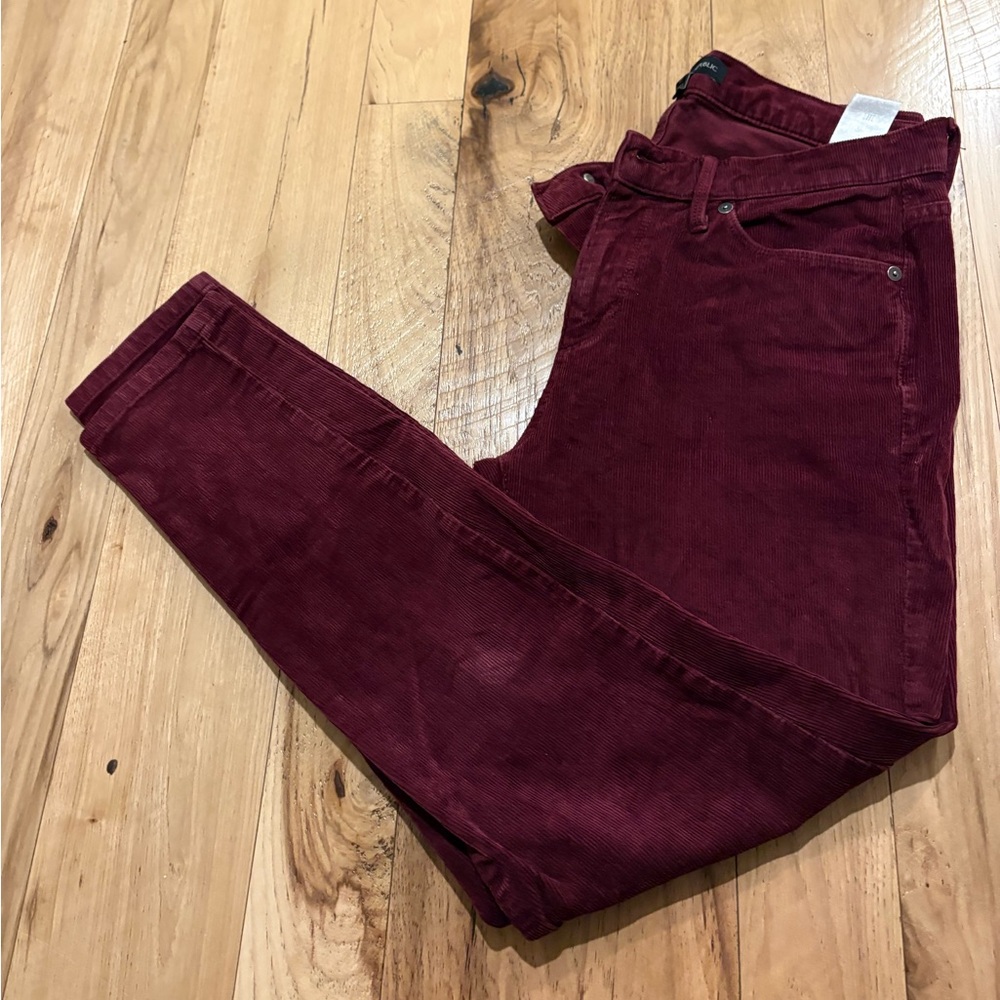 Banana Republic Women’s Dark Red Corduroy Pants